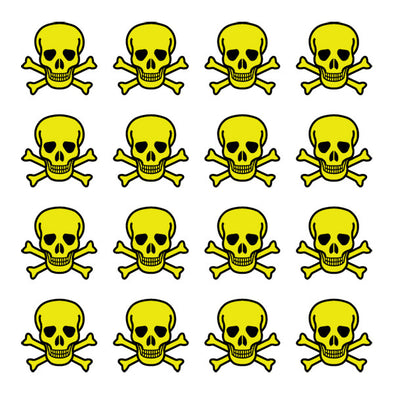 iD4 Neon Yellow Skull Icons
