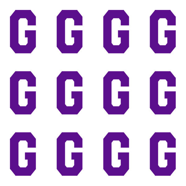 Varsity Pro Large Purple Letter G Id4gear