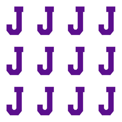 ID4 Varsity Pro Large Purple Letter J 
