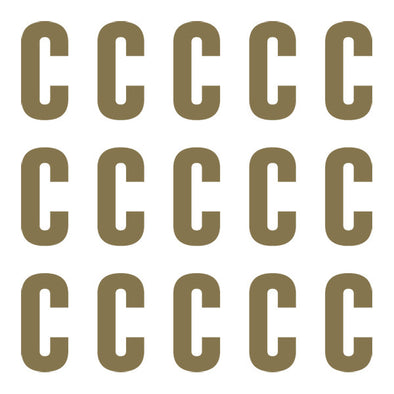 ID4 Euro Large Gold Letter C 