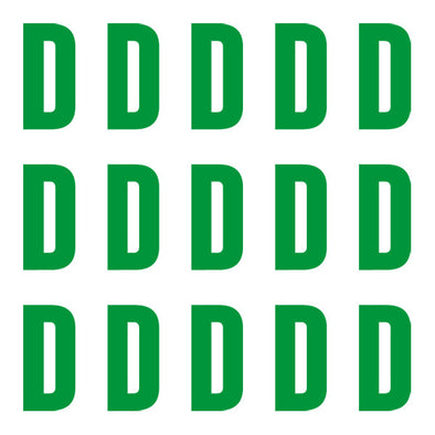 ID4 Euro Large Green Letter D 