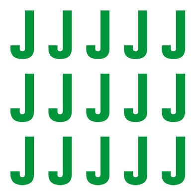 ID4 Euro Large Green Letter J 