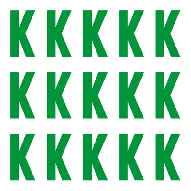 ID4 Euro Large Green Letter K 