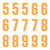 iD4 Euro Number Kit Orange Large Neon Sheet 2