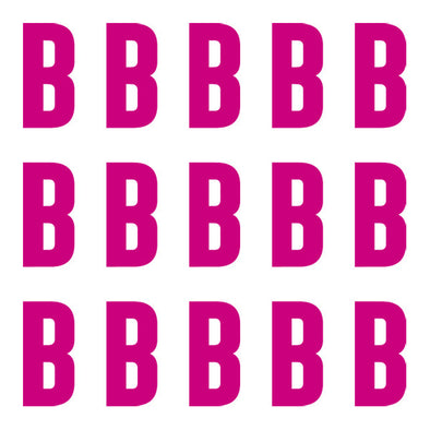 ID4 Euro Large Pink Letter B 