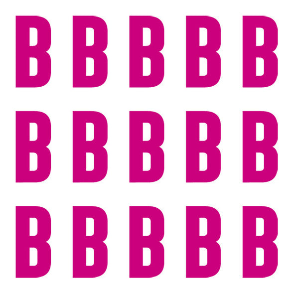 ID4 Euro Large Pink Letter B 