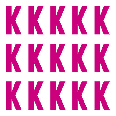 ID4 Euro Large Pink Letter K 