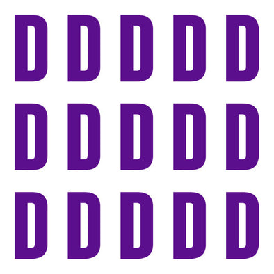 ID4 Euro Large Purple Letter D 