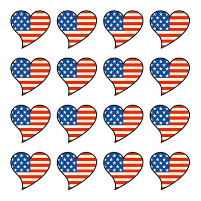 iD4 USA Flag Heart Icons
