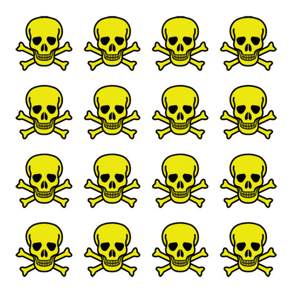 iD4 Neon Yellow Skull Icons