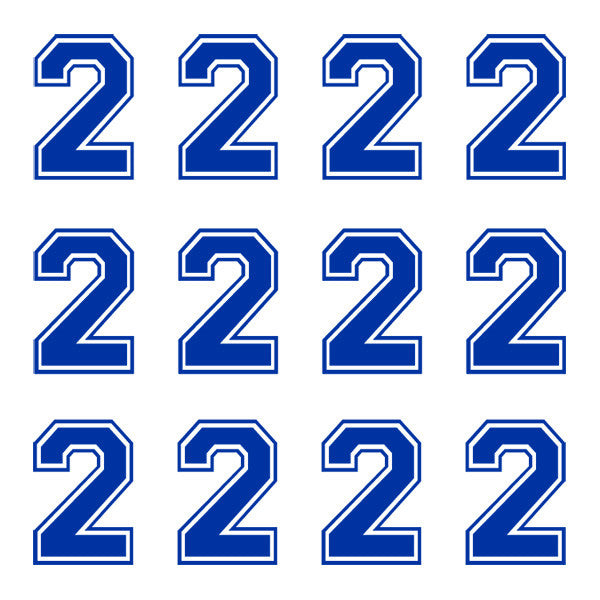 Varsity Large Navy Blue Number 2 – iD4Gear