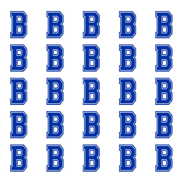 Varsity letter b online