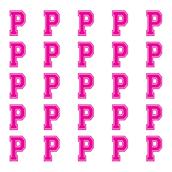 Pink Letter P 4 | Sticker