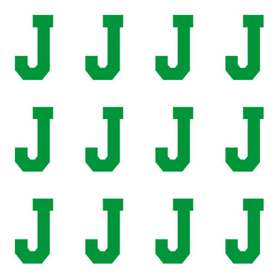 ID4 Varsity Pro Large Green Letter J 