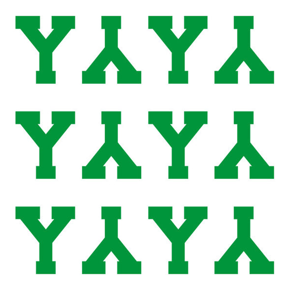 ID4 Varsity Pro Large Green Letter Y 