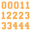 iD4 Varsity Pro Number Kit Orange Large Neon Sheet 1