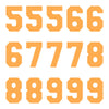 iD4 Varsity Pro Number Kit Orange Large Neon Sheet 2