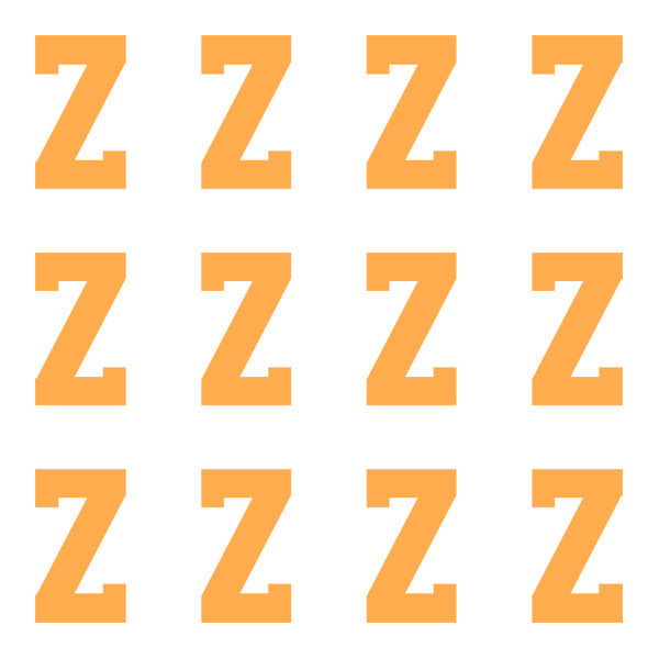 Varsity Pro Large Neon Orange Letter Z – iD4Gear