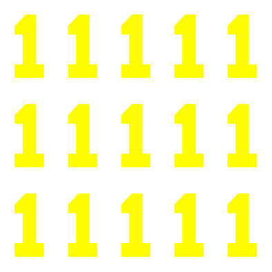 ID4 Varsity Pro Large Neon Yellow Number 1 