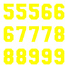 iD4 Varsity Pro Number Kit Yellow Large Neon Sheet 2