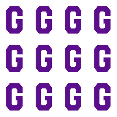 ID4 Varsity Pro Large Purple Letter G 