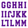 iD4 Varsity Pro Large Purple Letter Kit Sheet 3
