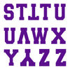 iD4 Varsity Pro Large Purple Letter Kit Sheet 4