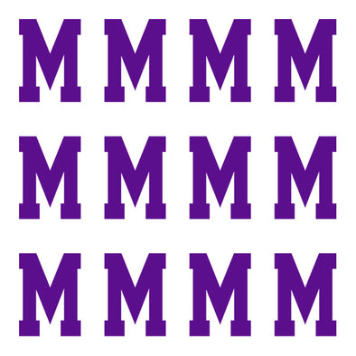 ID4 Varsity Pro Large Purple Letter M 