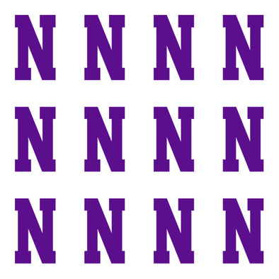 ID4 Varsity Pro Large Purple Letter N 
