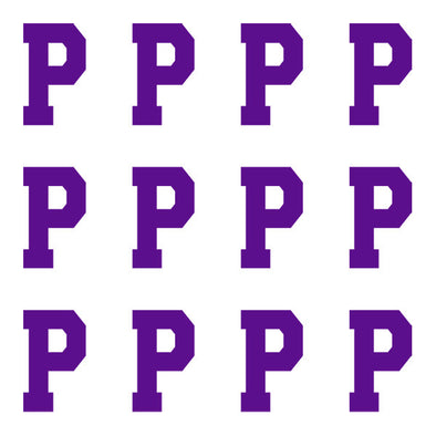 ID4 Varsity Pro Large Purple Letter P 