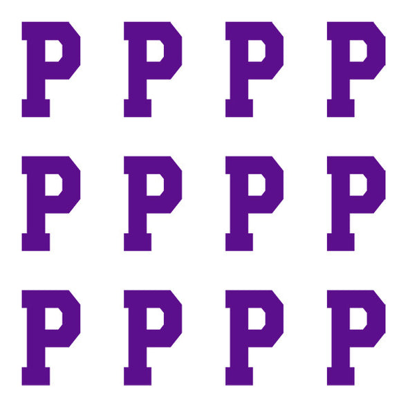 ID4 Varsity Pro Large Purple Letter P 