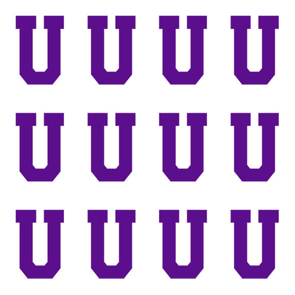 ID4 Varsity Pro Large Purple Letter U 