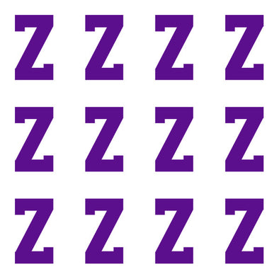 ID4 Varsity Pro Large Purple Letter Z 